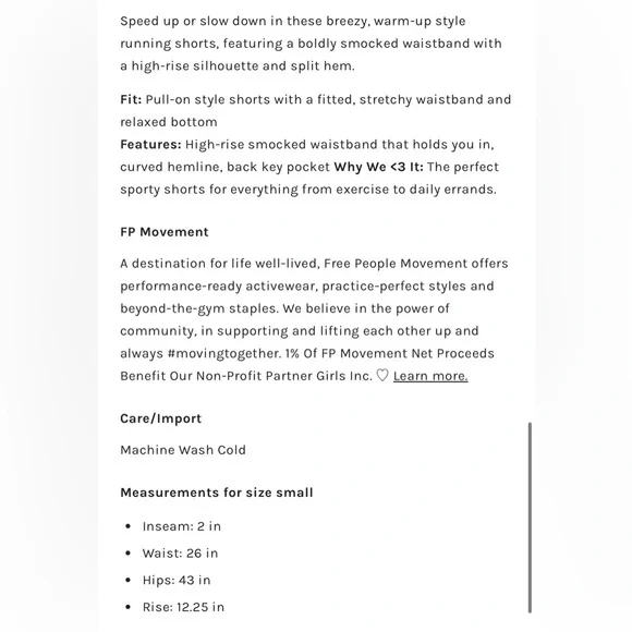 Free People The Way Home Short. Tan/taupe color. Size: Medium. - Picture 5 of 5